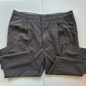 Flexslax gray straight leg dress pants men’s‎ 42x30 (fits 42x29) style 84288